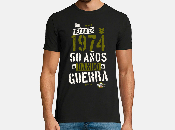 Camisetas personalizadas best sale 50 años hombre