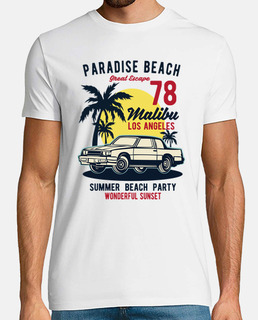 1978 summer beach sun california les angeles t-shirt