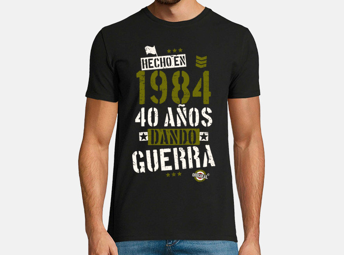 Camiseta 1984. 40 años dando guerra