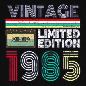 Camisetas 1985 Vintage - Limited Edition