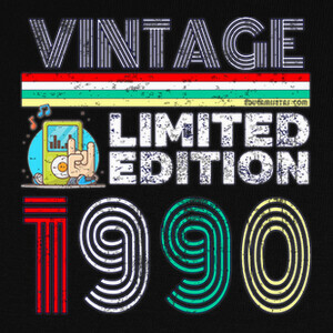Camisetas 1990 Vintage - Limited Edition