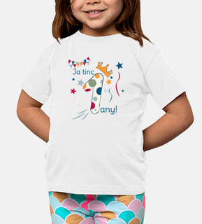 1 any - samarreta infantil per aniversari