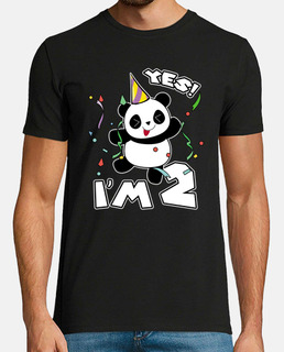 2e anniversaire panda party oui j&#39;ai 2 ans cadeau