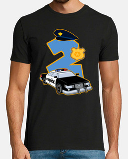 2e anniversaire police 2 ans cadeau de costume d&#39;officier
