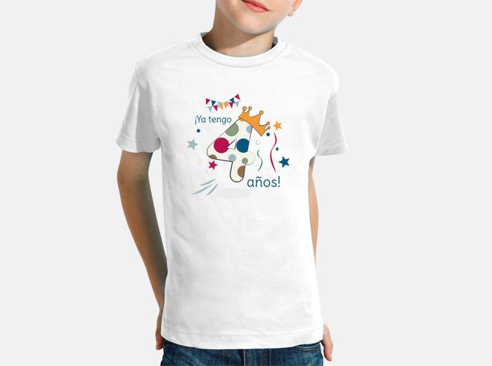 Camiseta ninos 4 anos infantil pa. laTostadora