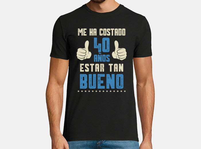 Camiseta 40 años hombre new arrivals