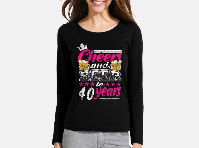 Camiseta 40 cumpleaños mujer