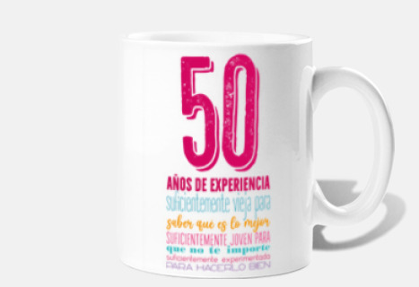 50 AÑOS DE EXPERIENCIA MUJER