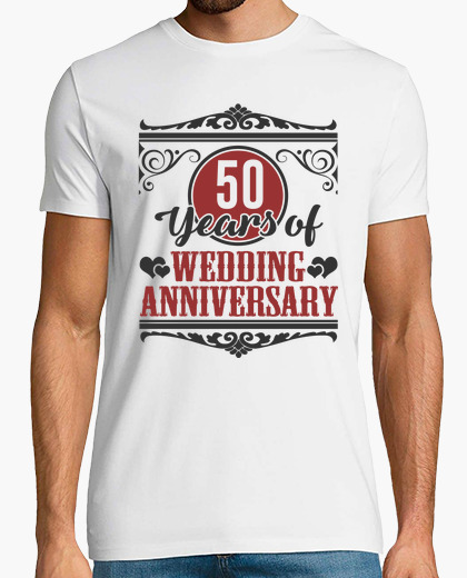 50 Years Of Wedding Anniversary T Shirt Tostadora Co Uk