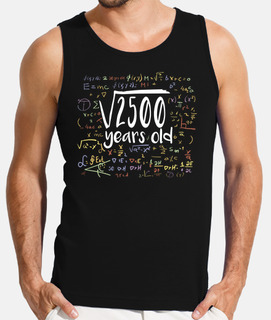 50th Birthday Square Root of 2500 50