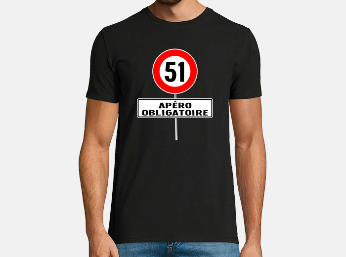 Tee Shirt 51 Pastis Aperos Obligatoire Humour Alcool Tostadora Fr