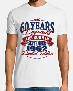 60 ans - légende de septembre 1962