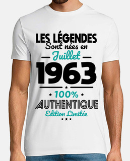 60 Ans - Légendes Nées en Juillet 1963