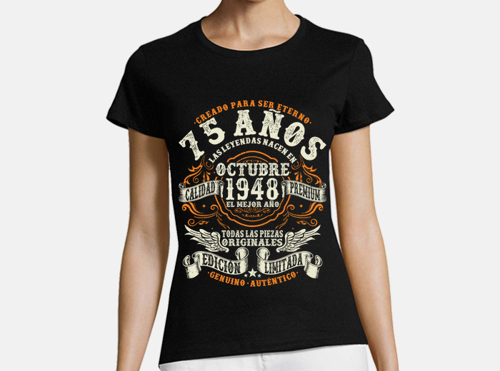 Playera 75 a os cumplea os octubre 1948 laTostadora M xico