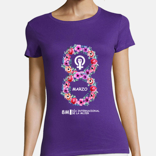playera morada dia de la mujer