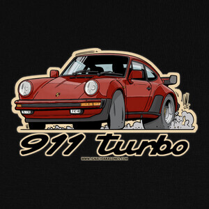 T-shirt 911 turbo anteriore