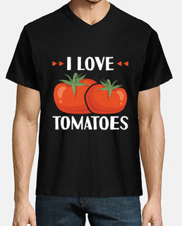 jardinería amo los tomates jardinero