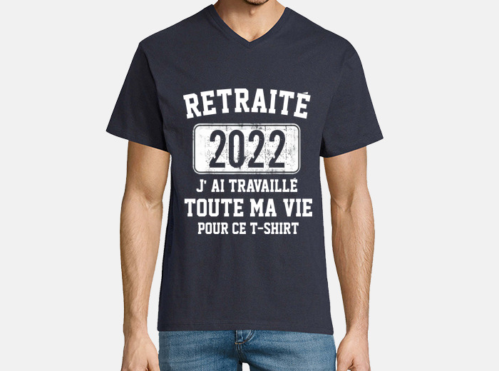 Tee shirt discount humour retraite homme