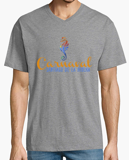 Camiseta Caballito carnaval naranja