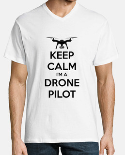 Camiseta cuello de pico Drone Pilot