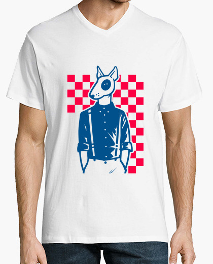 Ska fan bull terrier t-shirt