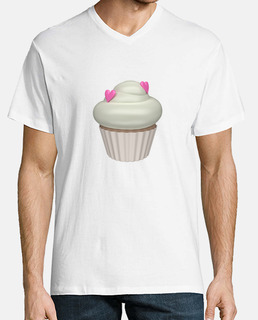 strawberry and cream cupcake