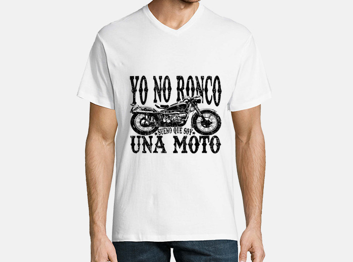 Camiseta yo o ronco sueno que soy una moto laTostadora