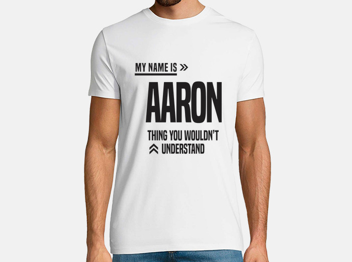 Aaron store t shirt