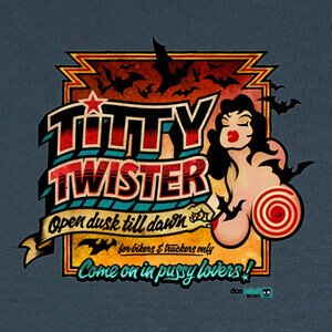 T-shirt una bier per fino alba : titty twister