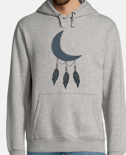 acchiappasogni luna blu e nera