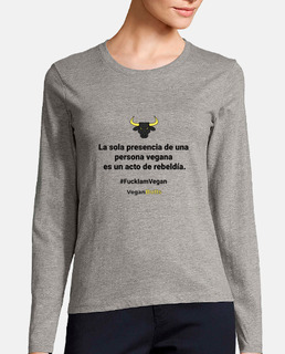 ACTO DE REBELDÍA. CAMISETA M.LARGA MUJER.