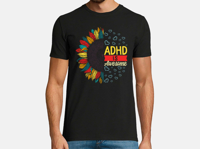termometer krybdyr Forskelsbehandling Adhd is awesome funny adhd shirt mental... | tostadora
