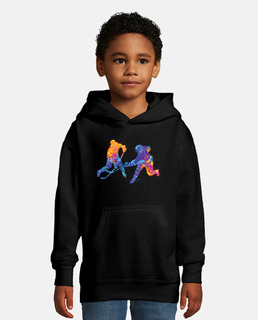 Aesthetic Ice Hockey watercolor Design