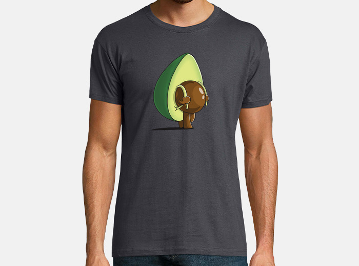 Camiseta aguacate mochilero hombre laTostadora