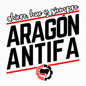 Camisetas Ahiere, hue y siempre Aragón Antifa