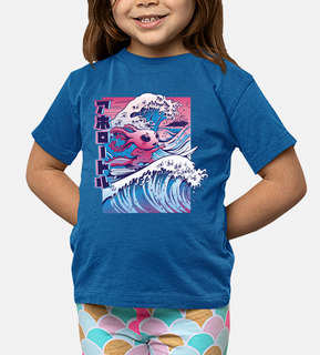 ajolote surf vaporwave japón ola