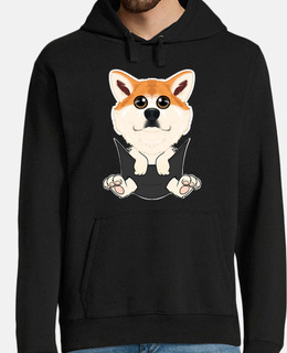 akita inu cucciolo in tasca i carino ak
