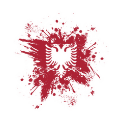 Body neonato albania bandiera albanese