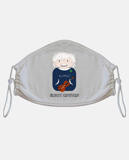 Mascarilla de Albert Einstein para adultos