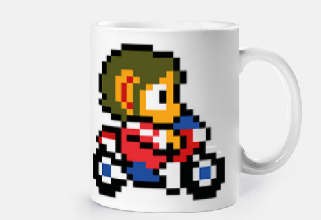 Alex Kidd Pixel Moto Sukopako Gamer Retro