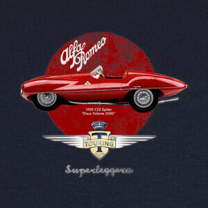 Camisetas Alfa Romeo Disco Volante 1952