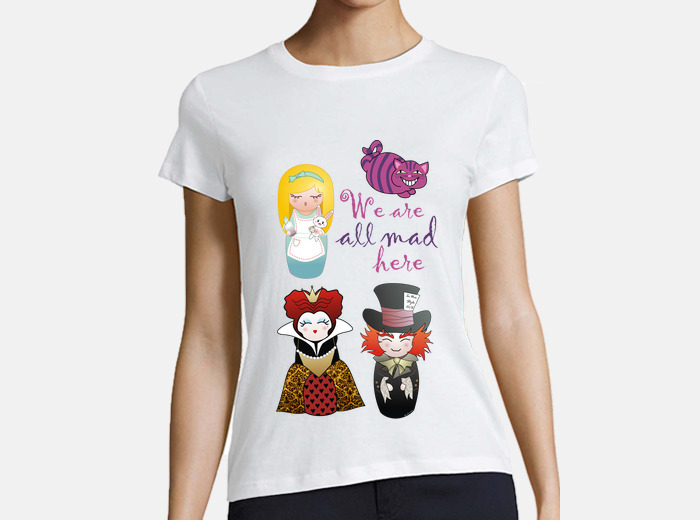 Alice in wonderland t shirt tostadora