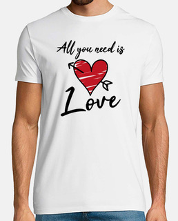 All you need is Love, t-shirt pour homme