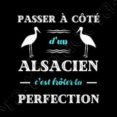 Tee Shirt Alsacien Perfection Humour Alsace Tostadora