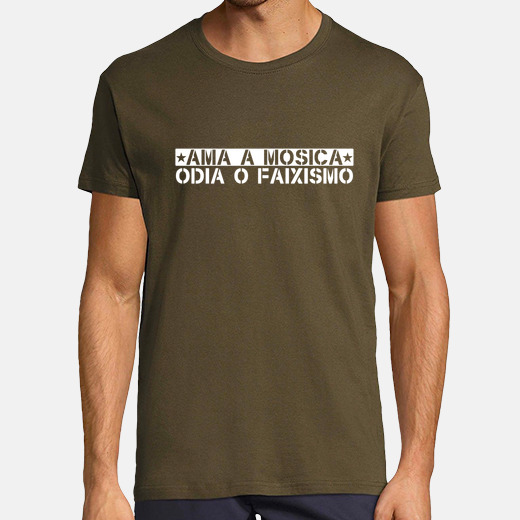 Camiseta Ama A Mosica Odia O Faixismo LaTostadora camiseta-ama-a-mosica-odia-o-faixismo-latostadora