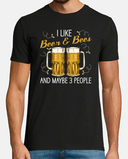 amante de la cerveza abejas bebiendo cervezas fiesta de pub