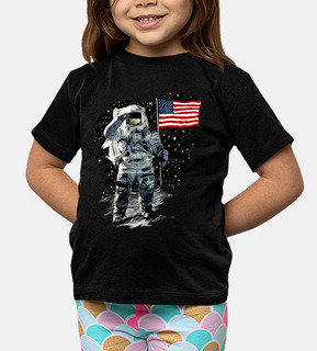 American Astronaut Moon Landing