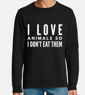 amo gli animali quindi non li mangio