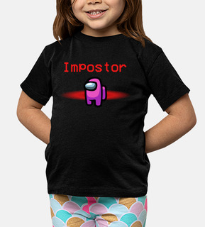 Among Us Rosa Impostor