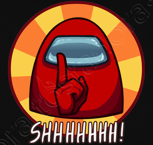 Tee Shirt Among Us Parmi Nous Silence Chut Homme Tostadora Fr